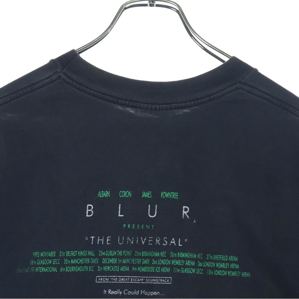 VINTAGE(ヴィンテージ) 90S BLUR THE UNIVERSAL 1995 ブラー 両面プリント 半袖Tシャツ ブラック