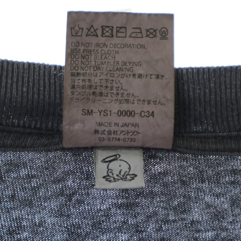 SAINT MICHAEL(セントマイケル) 24AW GS LS TEE ILYA GITS 攻殻機動隊プリント長袖Tシャツ SM-YS1-0000-C34 グレー