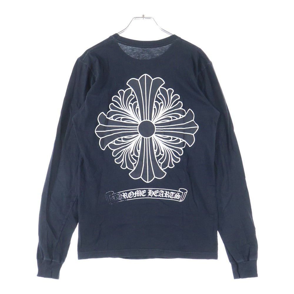 CHROME HEARTS(クロムハーツ) OLD BACK CH CROSS CHクロスプリント 長袖Tシャツ