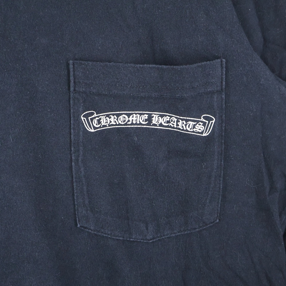 CHROME HEARTS(クロムハーツ) OLD BACK CH CROSS CHクロスプリント 長袖Tシャツ