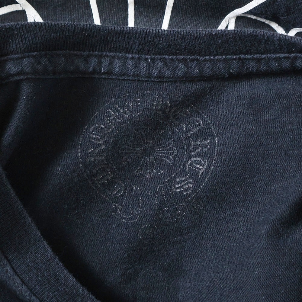 CHROME HEARTS(クロムハーツ) OLD BACK CH CROSS CHクロスプリント 長袖Tシャツ