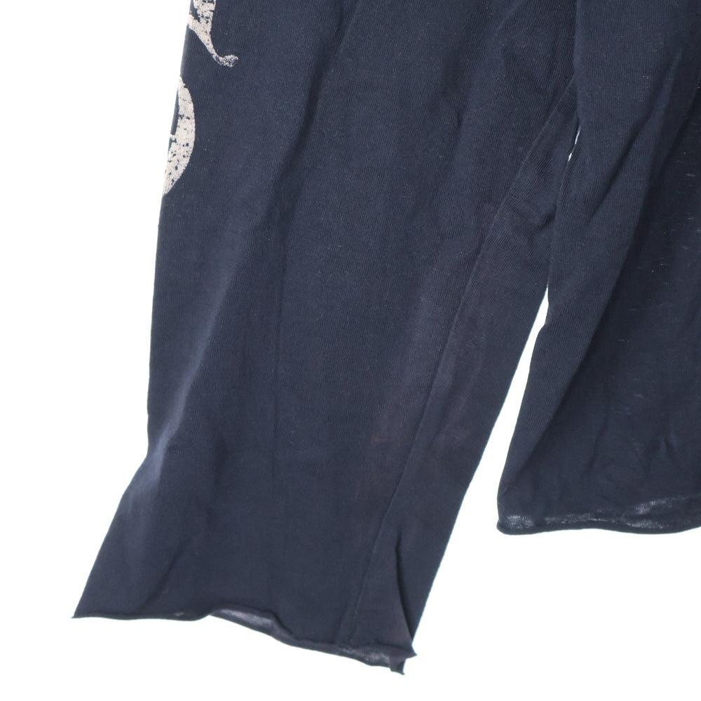 CHROME HEARTS(クロムハーツ) OLD Scroll Label L/S TEE スクロールラベル プリント ロングスリーブ 長袖Tシャツ ブラック