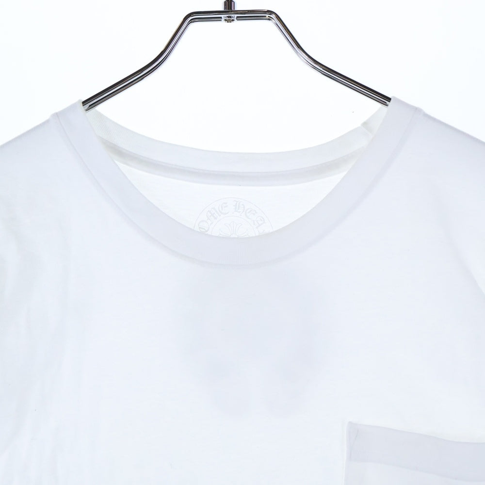 CHROME HEARTS(クロムハーツ) Side Logo Tee サイドロゴ ヴァーティカルロゴTシャツ 半袖Tシャツ ホワイト