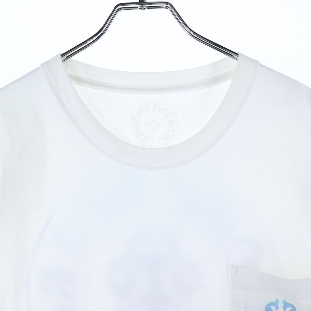 CHROME HEARTS(クロムハーツ) Gradient Dagger Tee ダガー グラデーション ホースシュープリント クルーネック半袖Tシャツカットソー ホワイト/マルチカラー