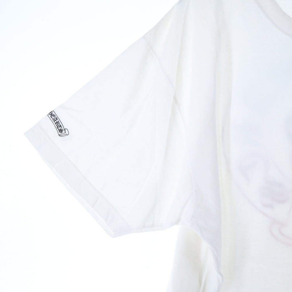 CHROME HEARTS(クロムハーツ) Gradient Dagger Tee ダガー グラデーション ホースシュープリント クルーネック半袖Tシャツカットソー ホワイト/マルチカラー