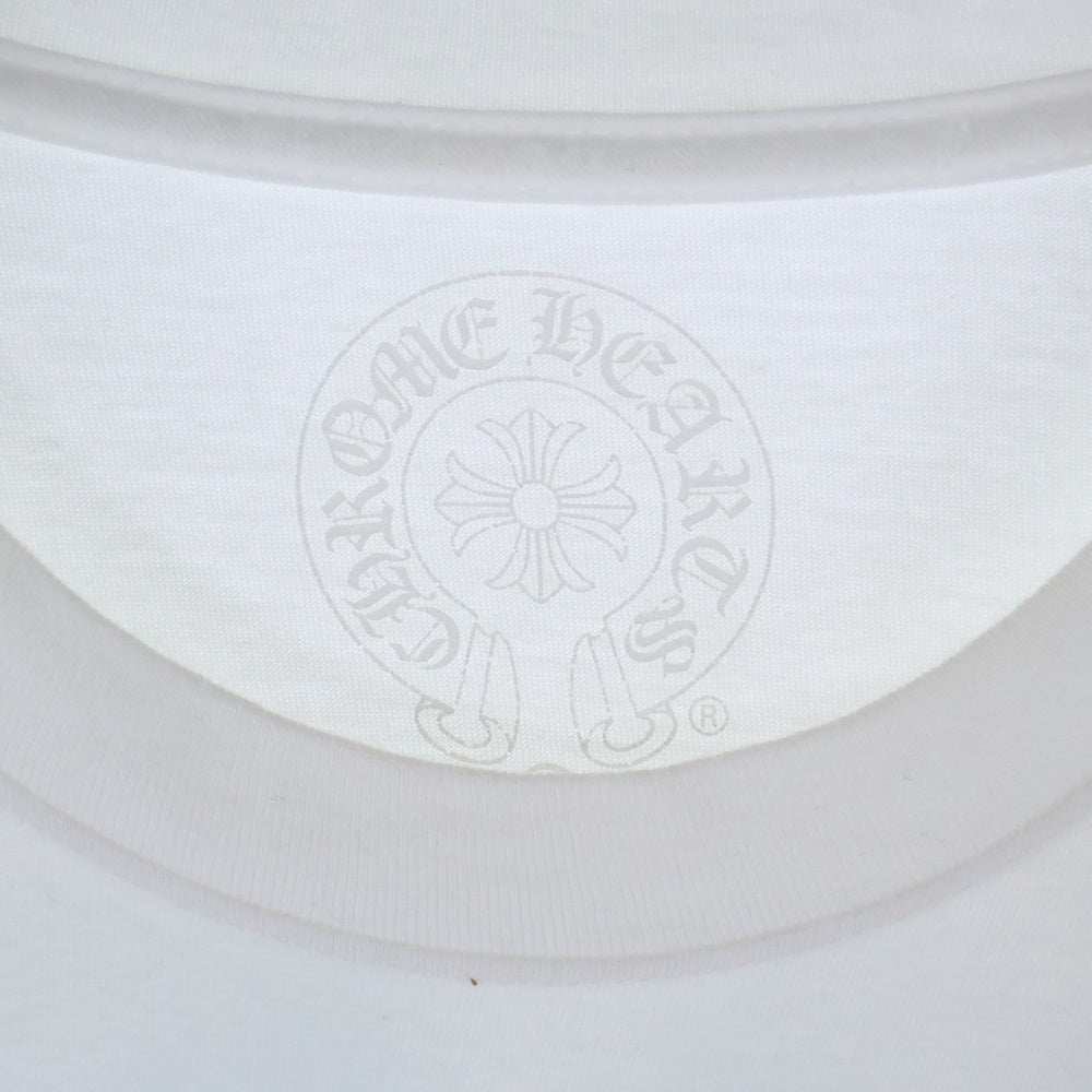 CHROME HEARTS(クロムハーツ) Gradient Dagger Tee ダガー グラデーション ホースシュープリント クルーネック半袖Tシャツカットソー ホワイト/マルチカラー