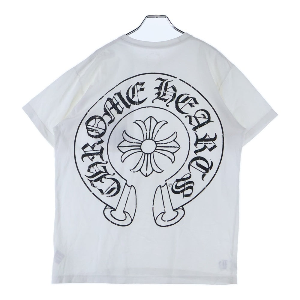 CHROME HEARTS(クロムハーツ) Horseshoe S/S Tee ホースシュー プリント 半袖Tシャツ ホワイト
