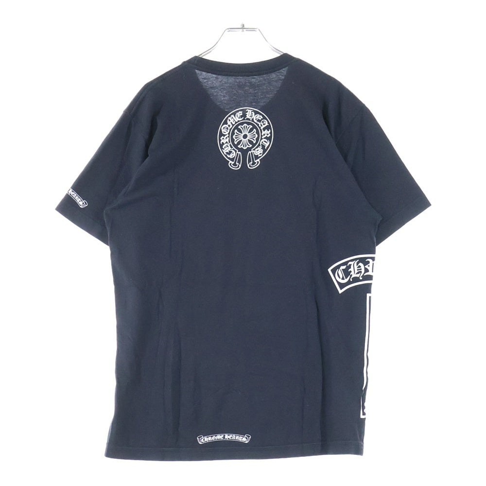CHROME HEARTS(クロムハーツ) Side Logo Tee サイドロゴ ヴァーティカルロゴTシャツ 半袖Tシャツ ブラック
