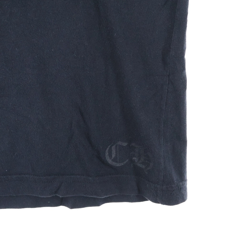 CHROME HEARTS(クロムハーツ) Side Logo Tee サイドロゴ ヴァーティカルロゴTシャツ 半袖Tシャツ ブラック