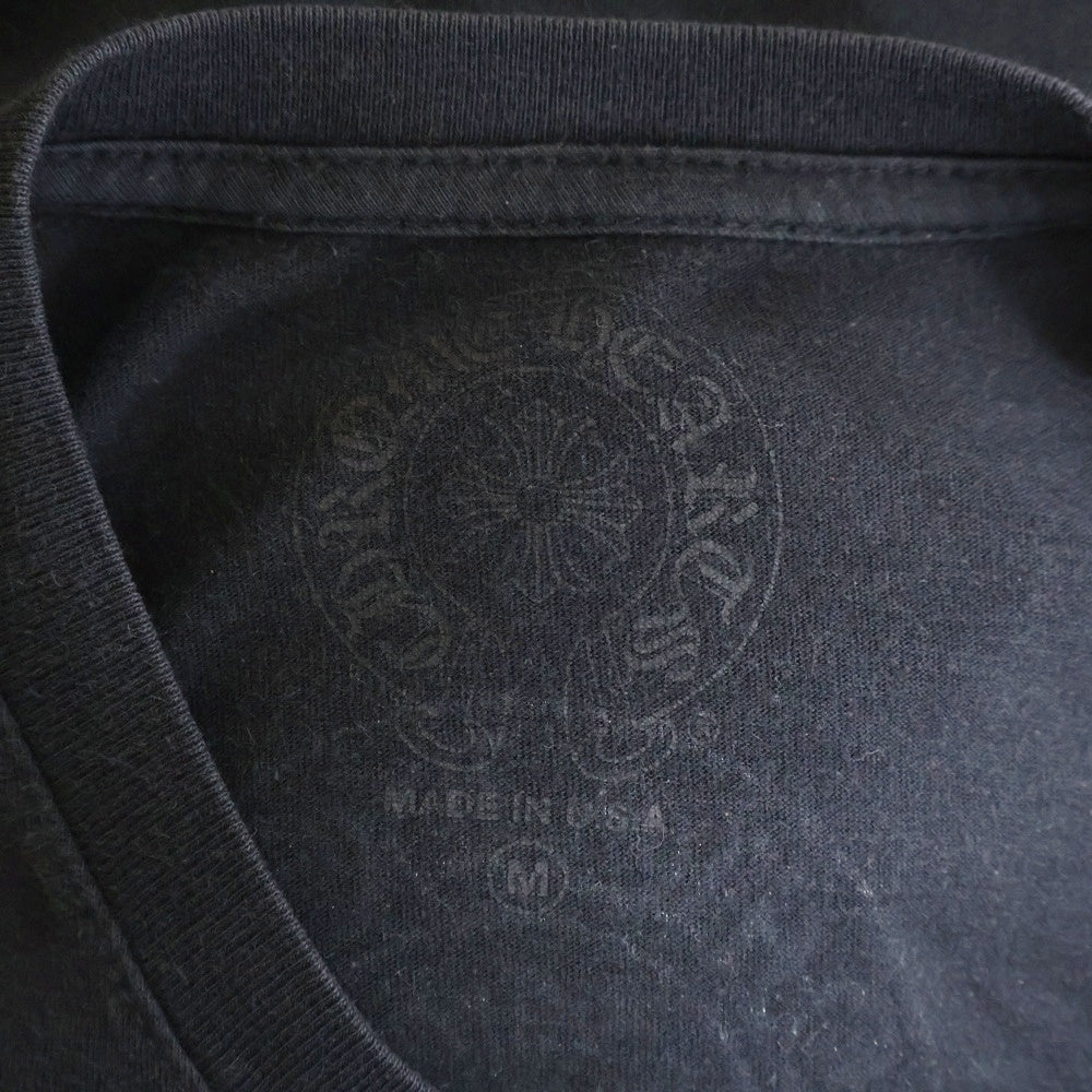 CHROME HEARTS(クロムハーツ) Side Logo Tee サイドロゴ ヴァーティカルロゴTシャツ 半袖Tシャツ ブラック