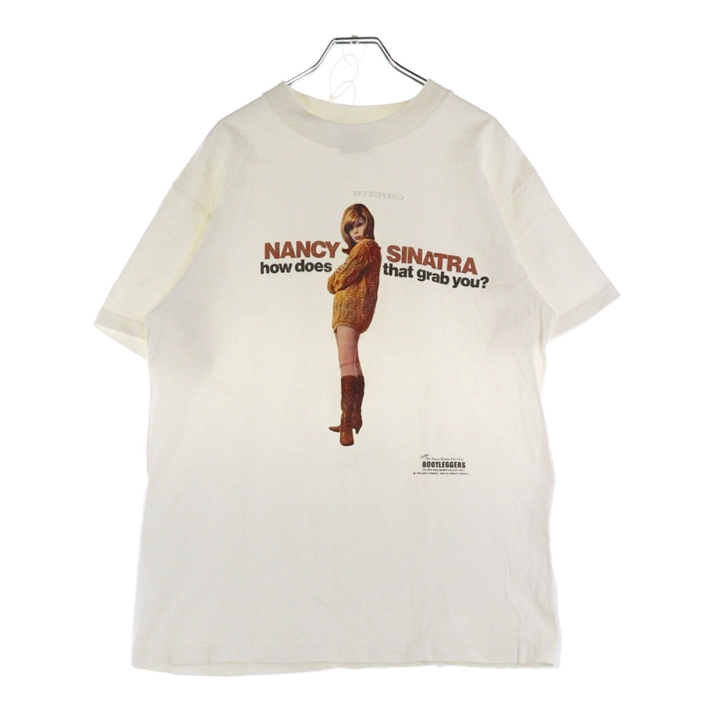 VINTAGE(ヴィンテージ) 90s NANCY SINATRA BOOTLEGGERS 半袖Tシャツ カットソー ホワイト