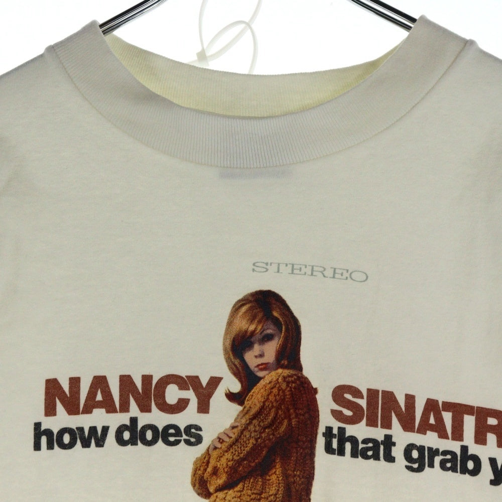 VINTAGE(ヴィンテージ) 90s NANCY SINATRA BOOTLEGGERS 半袖Tシャツ カットソー ホワイト