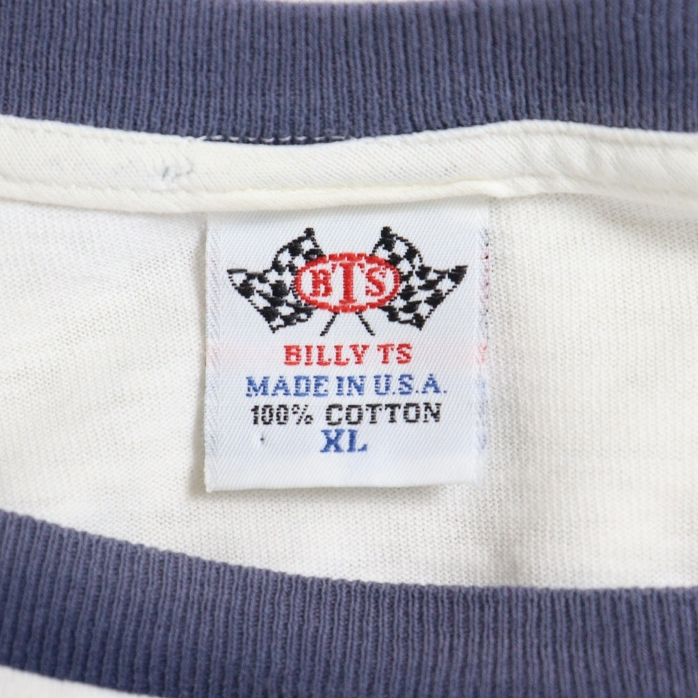 VINTAGE(ヴィンテージ) 80-90s MR.T USA製 ミスターT リンガーネックTシャツ カットソー ホワイト