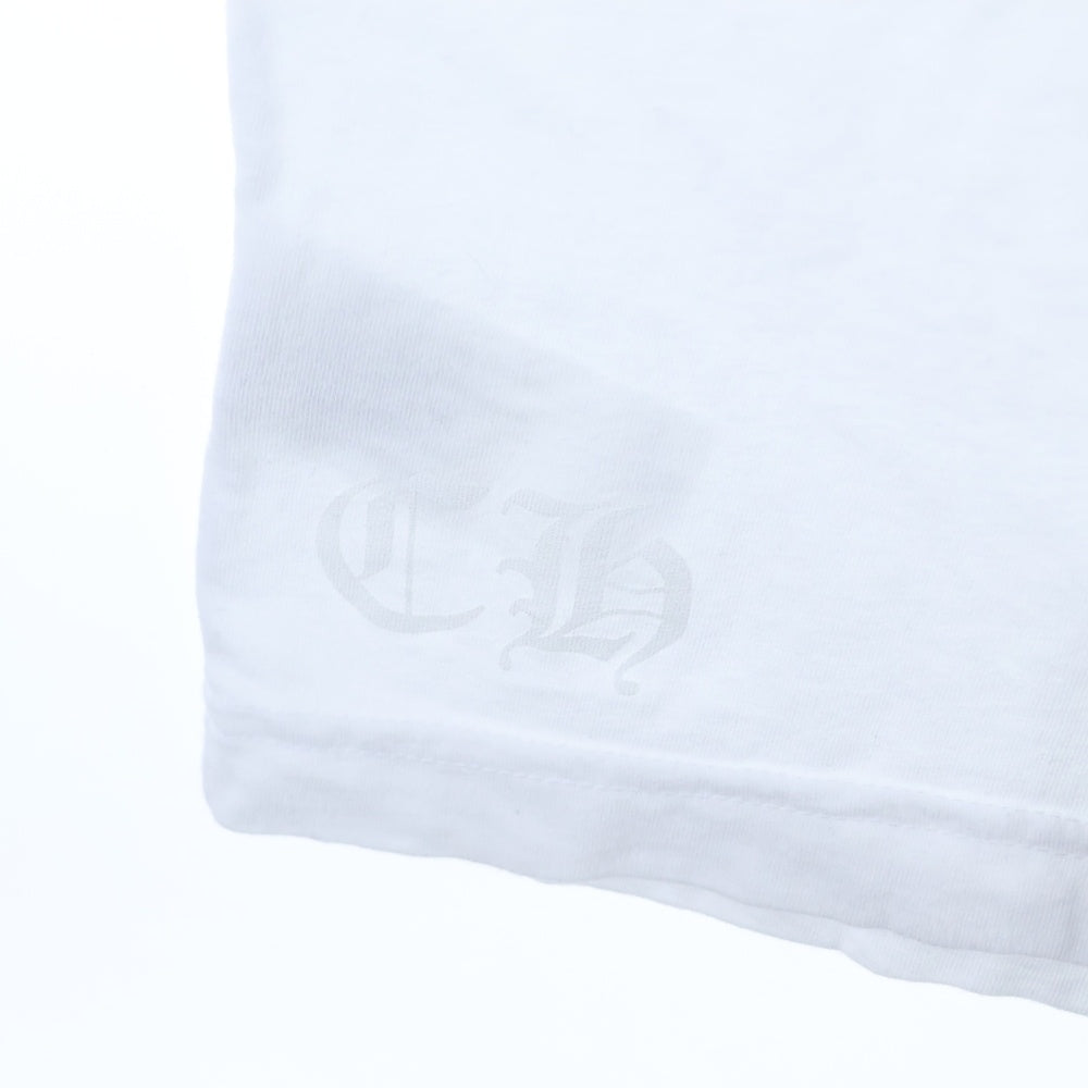 CHROME HEARTS(クロムハーツ) CH T-SHRT 1 スクロールラベルバックプリント半袖Tシャツカットソー ホワイト