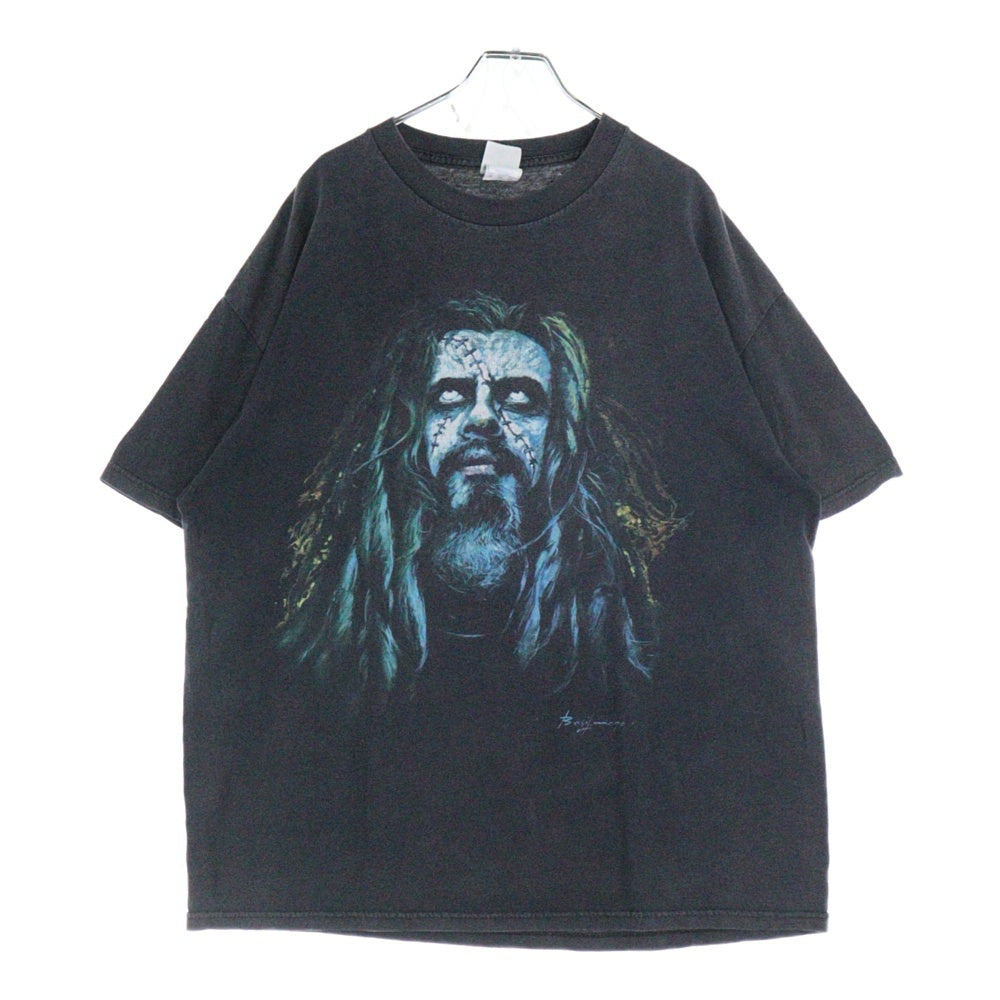 VINTAGE(ヴィンテージ) 90s ROB ZOMBIE Face Tee ロブゾンビ 半袖Tシャツ カットソー ブラック