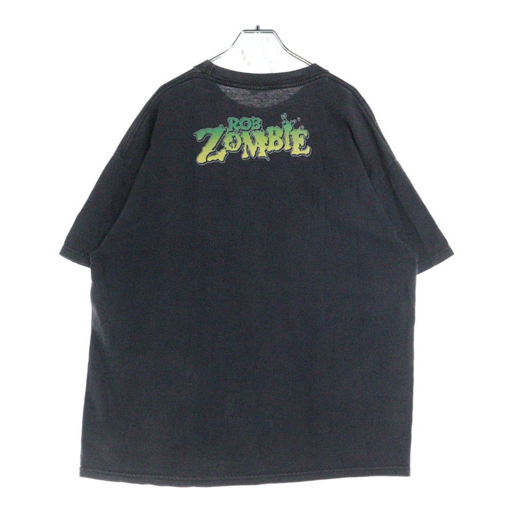 VINTAGE(ヴィンテージ) 90s ROB ZOMBIE Face Tee ロブゾンビ 半袖Tシャツ カットソー ブラック