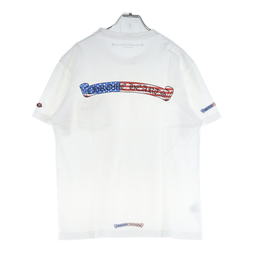 CHROME HEARTS(クロムハーツ) 21AW×MATTY BOY America S/S Tee マッティボーイ アメリカン フラッグ 半袖 Tシャツ ホワイト