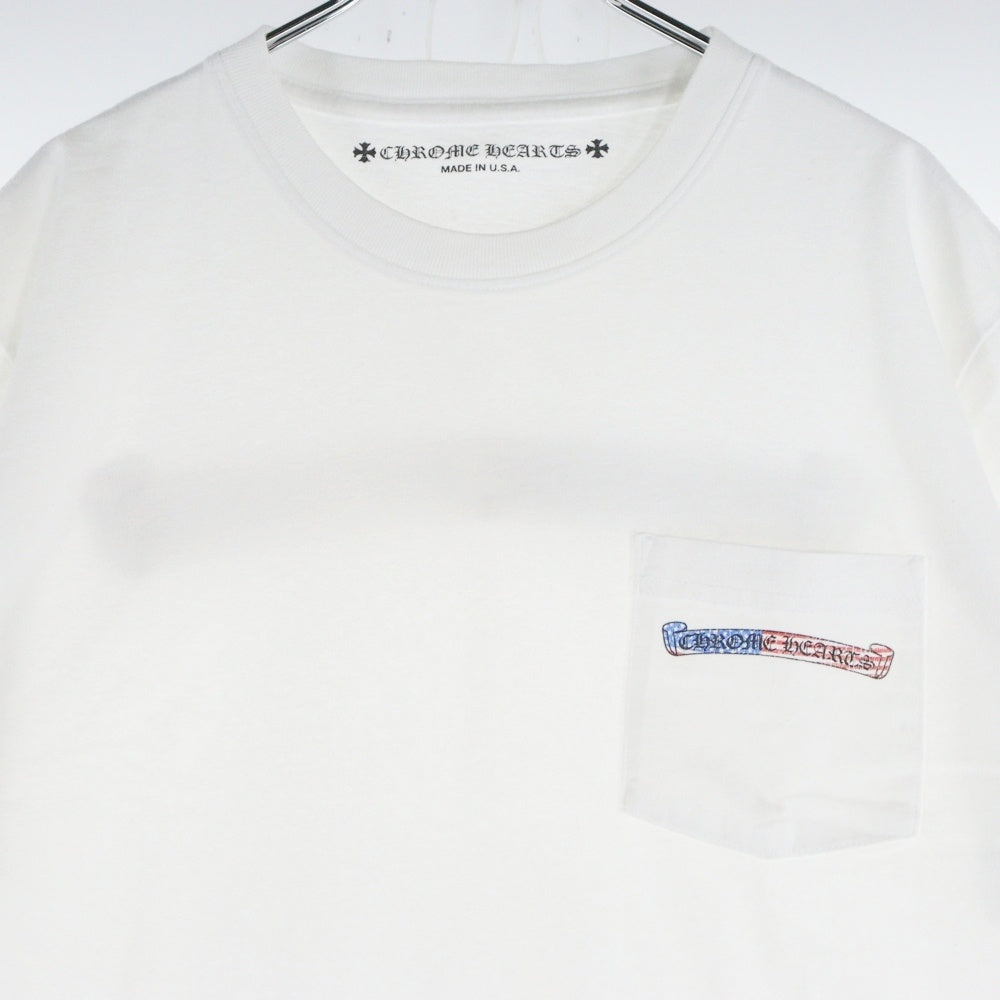 CHROME HEARTS(クロムハーツ) 21AW×MATTY BOY America S/S Tee マッティボーイ アメリカン フラッグ 半袖 Tシャツ ホワイト