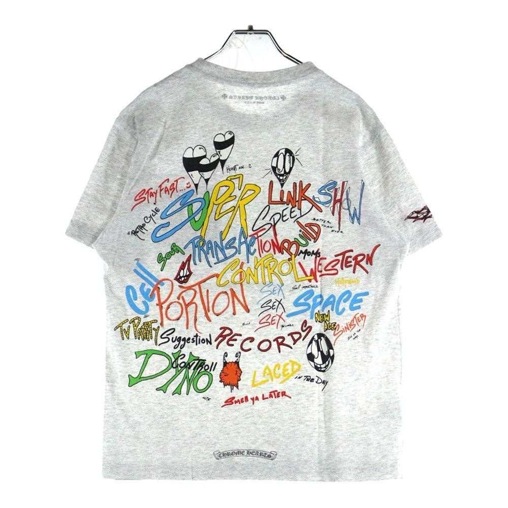 CHROME HEARTS(クロムハーツ) 21SS×MATTY BOY PPO BRAIN TEE マッティボーイ ブレインTシャツ 半袖カットソー グレー