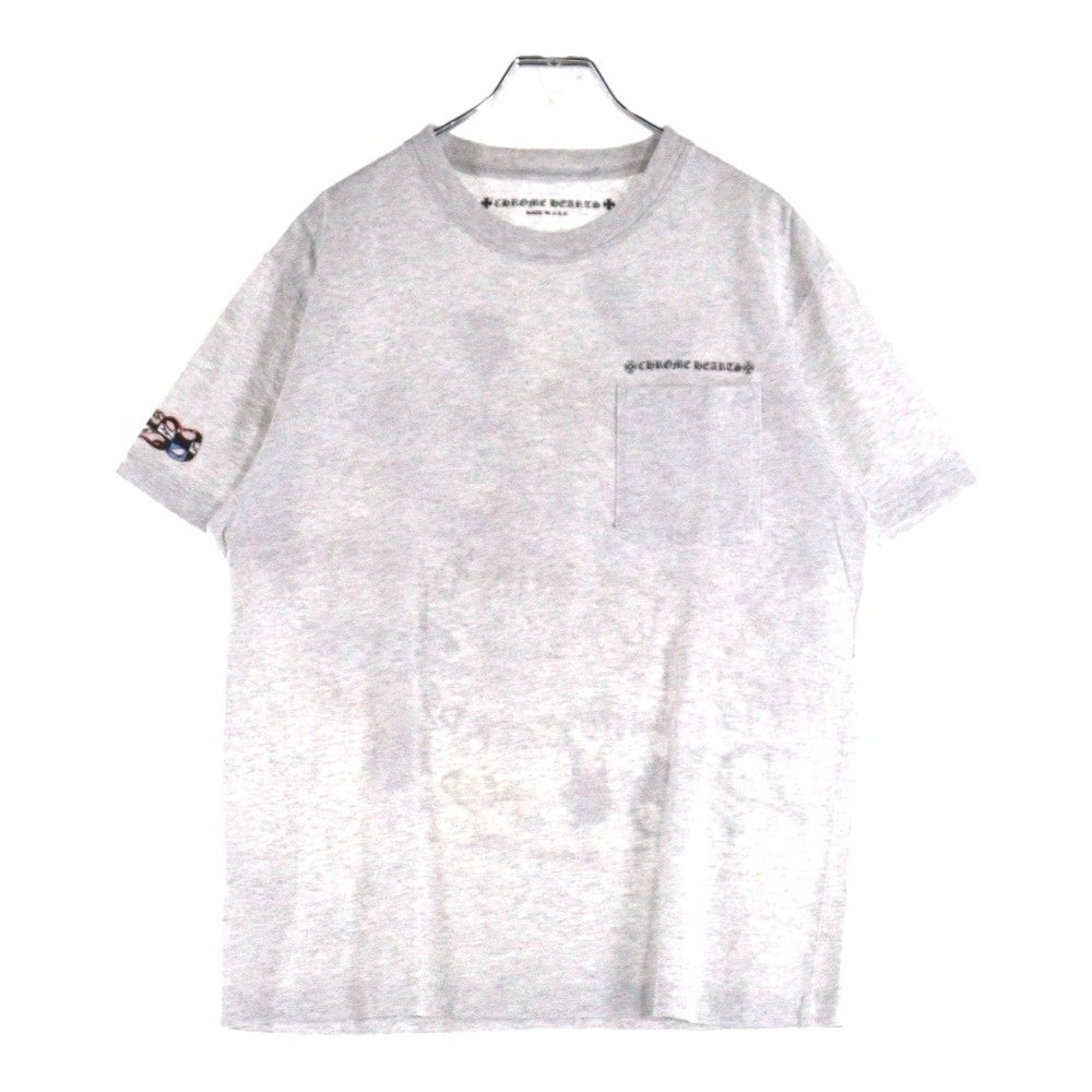 CHROME HEARTS(クロムハーツ) 21SS×MATTY BOY PPO BRAIN TEE マッティボーイ ブレインTシャツ 半袖カットソー グレー