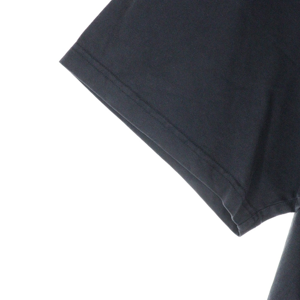 BALENCIAGA(バレンシアガ) 23AW Off Shore Oversized T-shirt ヴィンテージ加工 オーバーサイズド 半袖Tシャツ チャコールグレー 739028 TPVM8