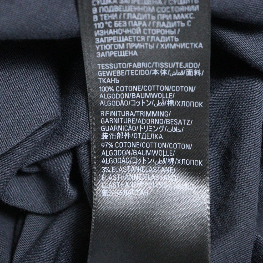 BALENCIAGA(バレンシアガ) 23AW Off Shore Oversized T-shirt ヴィンテージ加工 オーバーサイズド 半袖Tシャツ チャコールグレー 739028 TPVM8