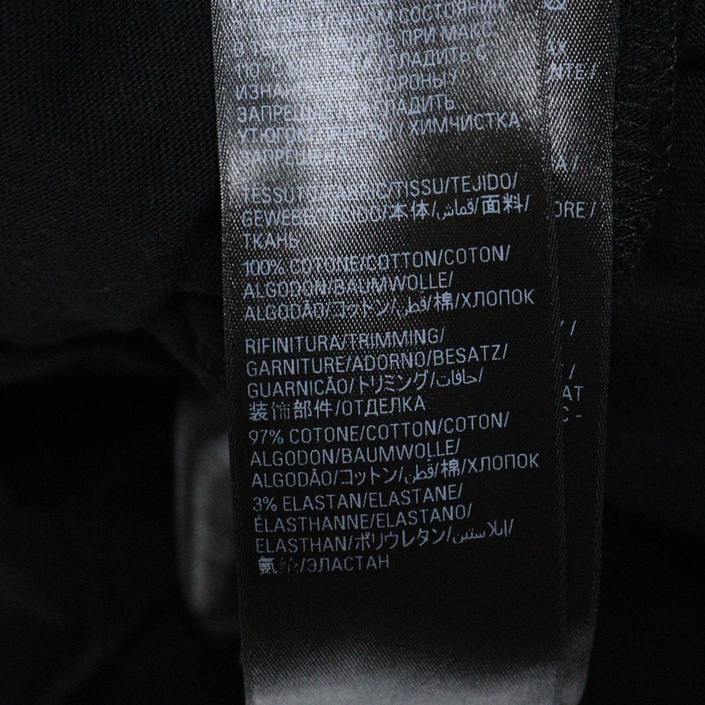 BALENCIAGA(バレンシアガ) 24SS 739028 TPVN5 ダークウェブオーバーサイズ半袖Tシャツ ブラック