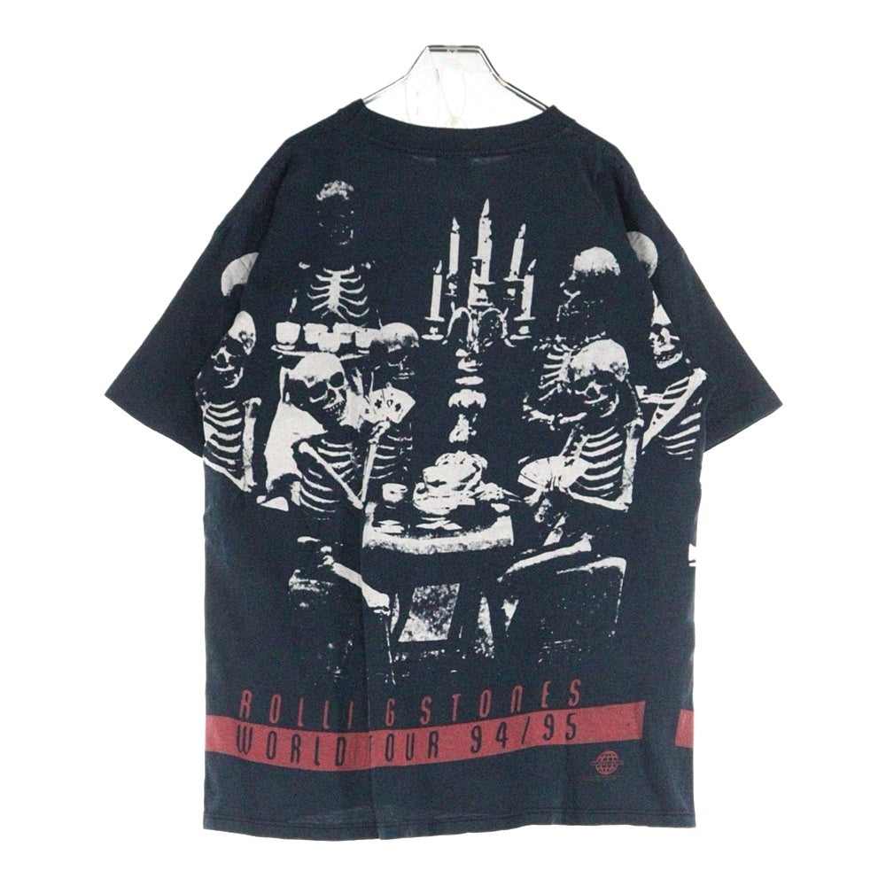 VINTAGE(ヴィンテージ) 90s ROLLING STONES VOODOO LOUNGE 94/95 BROCKUM TEE ローリングストーンズ 両面プリント半袖Tシャツ カットソー ネイビー