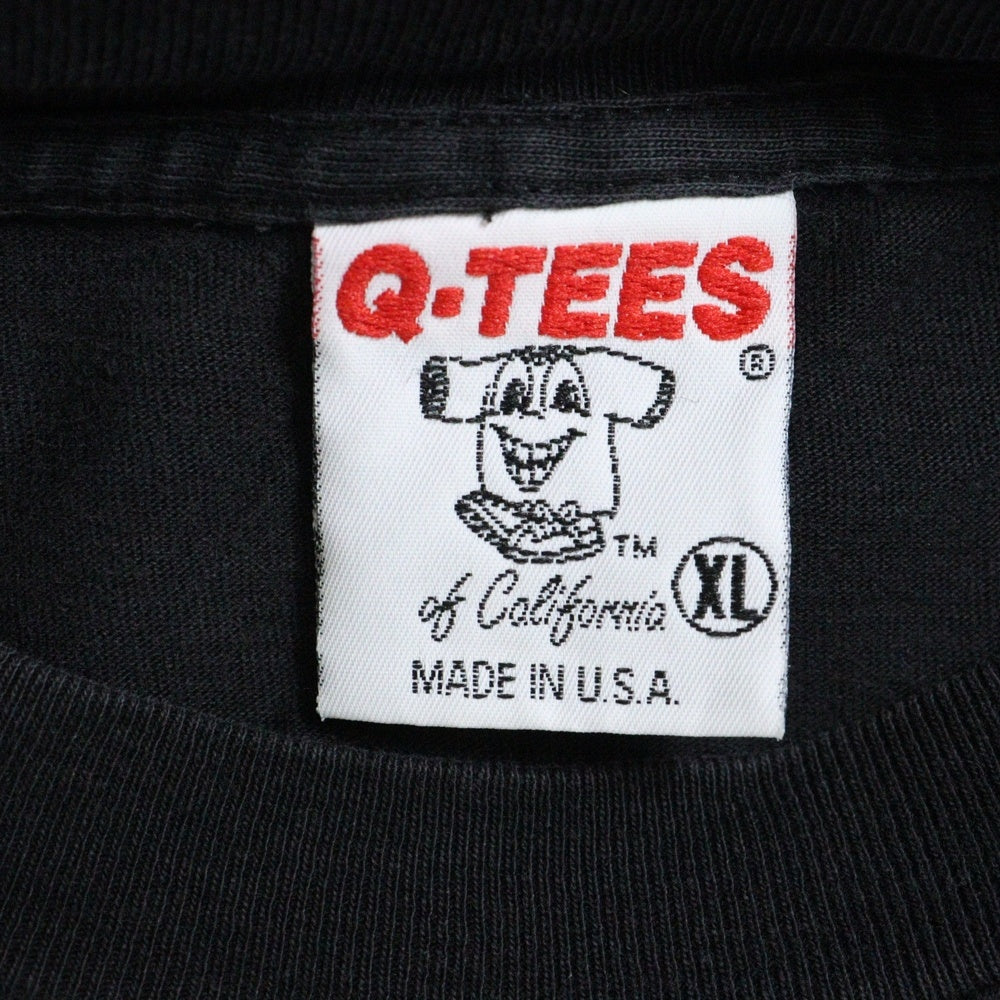 VINTAGE(ヴィンテージ) 90s DAY LIGHT TEE フロントプリント半袖Tシャツ カットソー ブラック