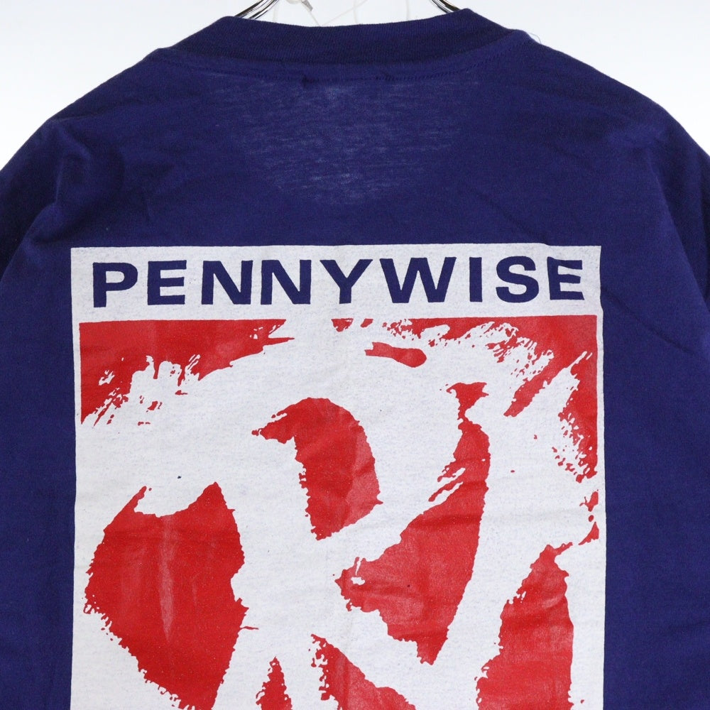 VINTAGE(ヴィンテージ) 90s PENNYWISE ペニーワイズ 半袖Tシャツ カットソー ネイビー