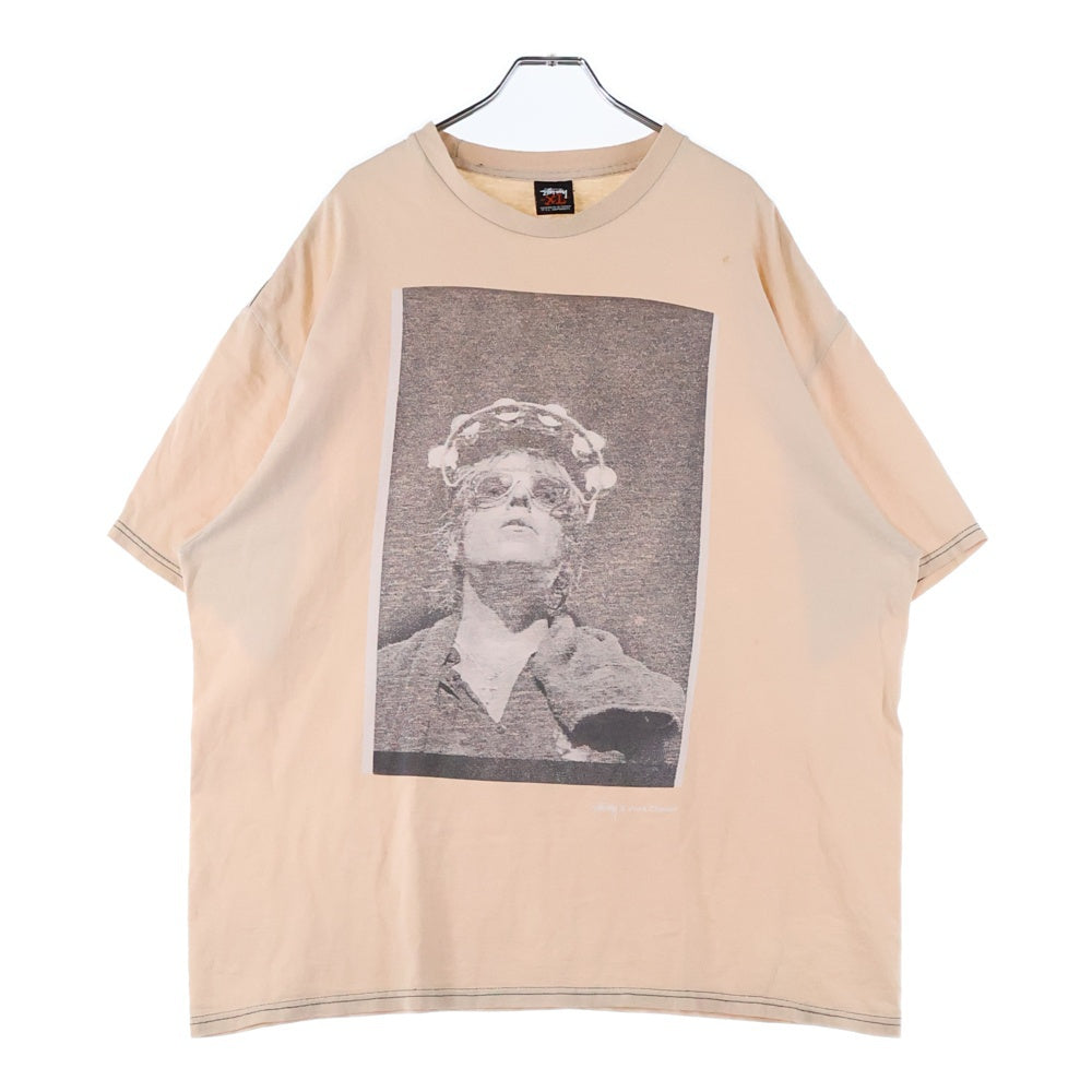 STUSSY(ステューシー) VINTAGE×JOSH CHEUSE ジョシュ・チューズ フォトプリント 半袖Tシャツ カットソー ベージュ