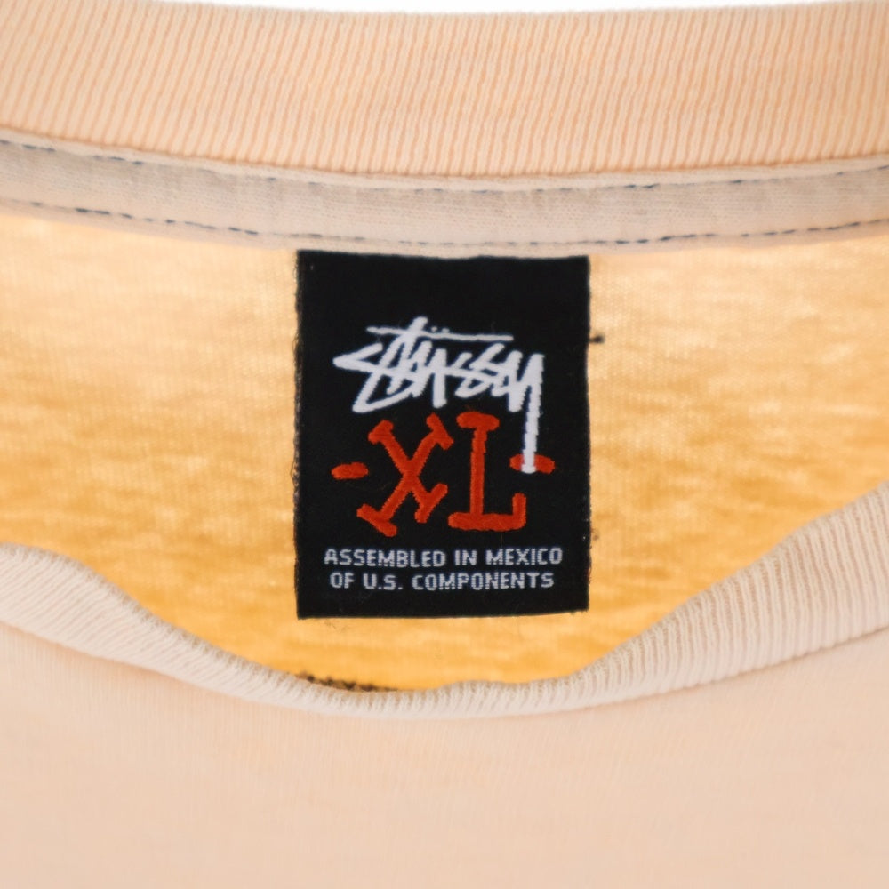 STUSSY(ステューシー) VINTAGE×JOSH CHEUSE ジョシュ・チューズ フォトプリント 半袖Tシャツ カットソー ベージュ