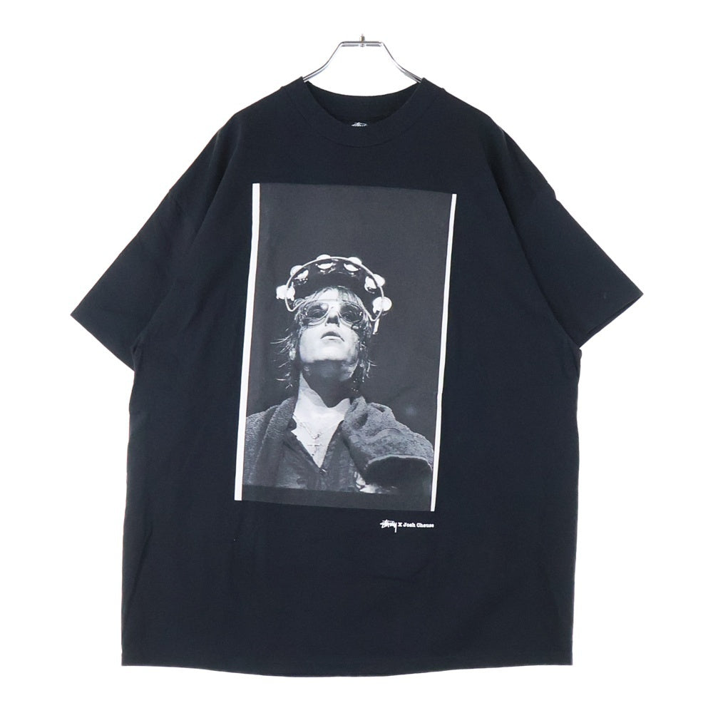 STUSSY(ステューシー) VINTAGE×JOSH CHEUSE ジョシュ・チューズ フォトプリント 半袖Tシャツ カットソー ブラック