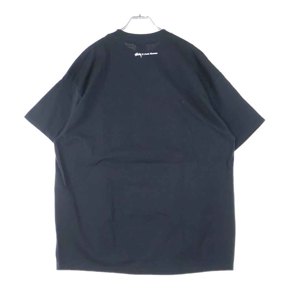 STUSSY(ステューシー) VINTAGE×JOSH CHEUSE ジョシュ・チューズ フォトプリント 半袖Tシャツ カットソー ブラック