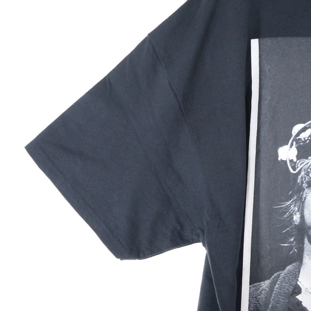 STUSSY(ステューシー) VINTAGE×JOSH CHEUSE ジョシュ・チューズ フォトプリント 半袖Tシャツ カットソー ブラック