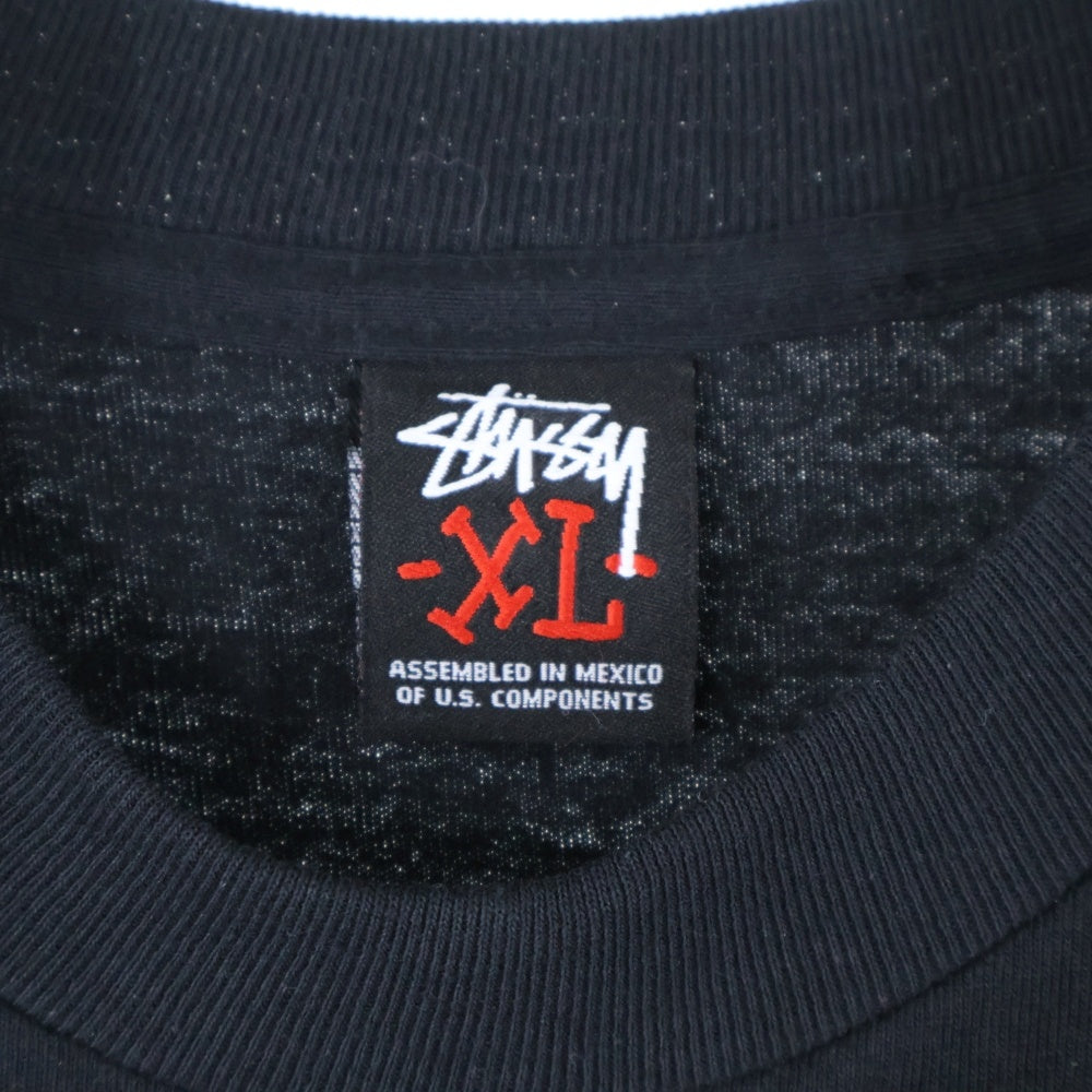 STUSSY(ステューシー) VINTAGE×JOSH CHEUSE ジョシュ・チューズ フォトプリント 半袖Tシャツ カットソー ブラック