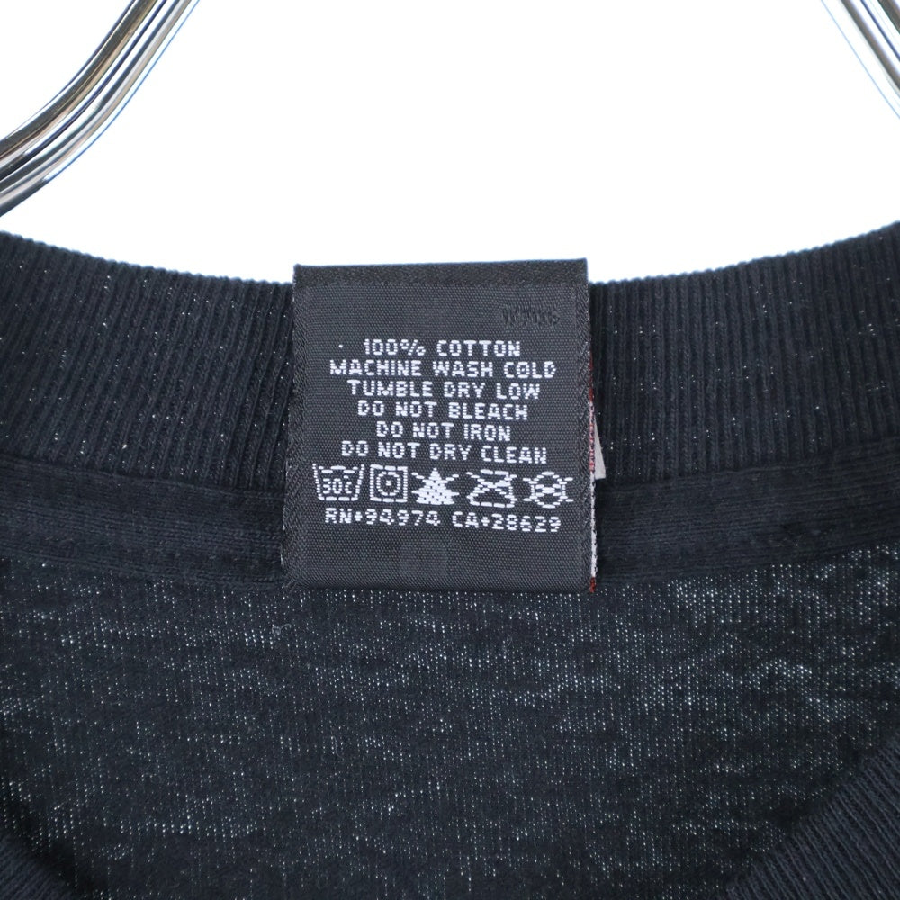 STUSSY(ステューシー) VINTAGE×JOSH CHEUSE ジョシュ・チューズ フォトプリント 半袖Tシャツ カットソー ブラック