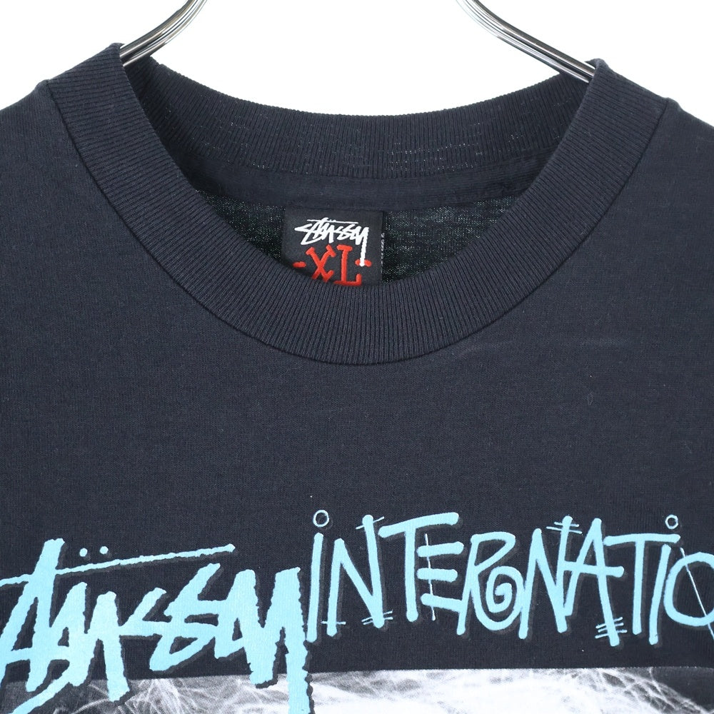 STUSSY(ステューシー) VINTAGE×LAURA ローラ フォトプリント 半袖Tシャツ カットソー ブラック