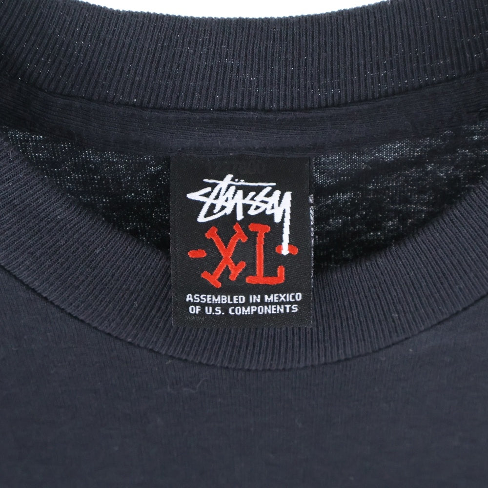 STUSSY(ステューシー) VINTAGE×LAURA ローラ フォトプリント 半袖Tシャツ カットソー ブラック