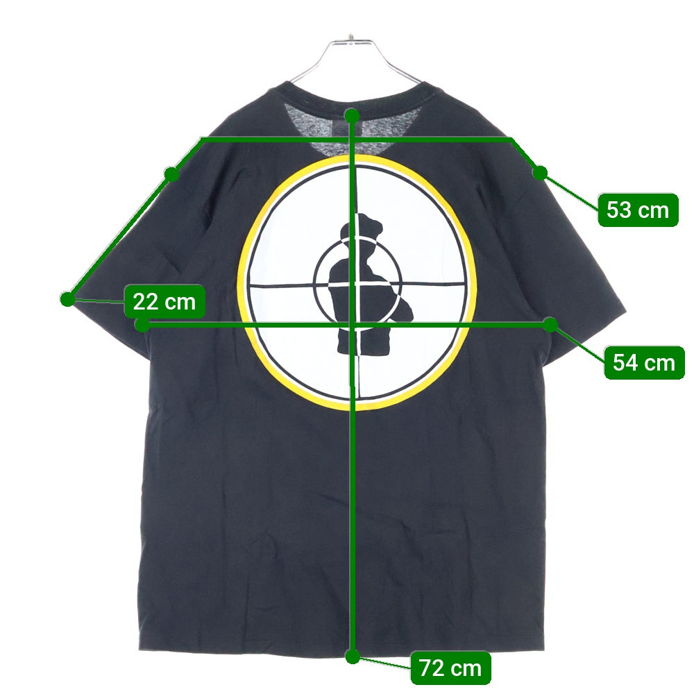 VINTAGE(ヴィンテージ) 90S Public Enemy Target Logo パブリックエネミー ターゲットロゴ プリント 半袖Tシャツ ブラック