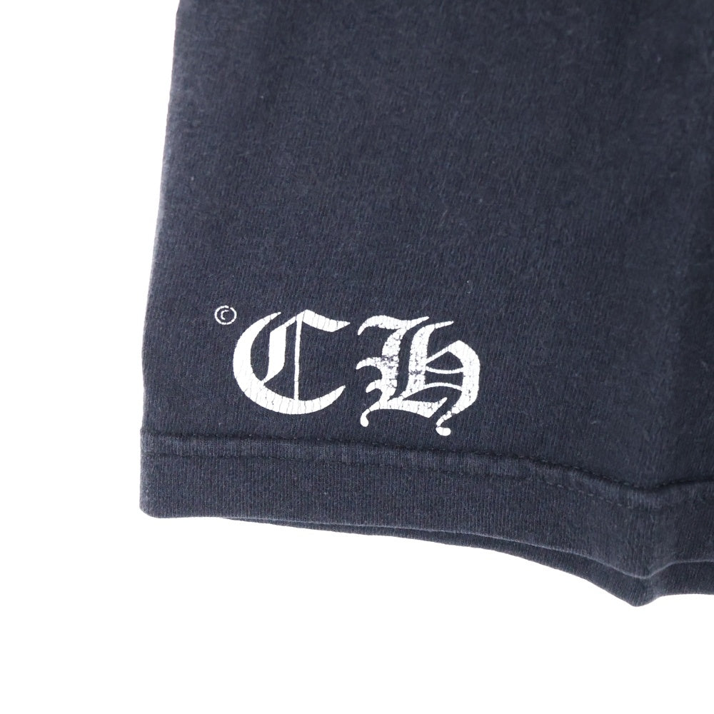 CHROME HEARTS(クロムハーツ) OLD バックホースシュー CHプラスポケット半袖Tシャツ カットソー ブラック/イエロー