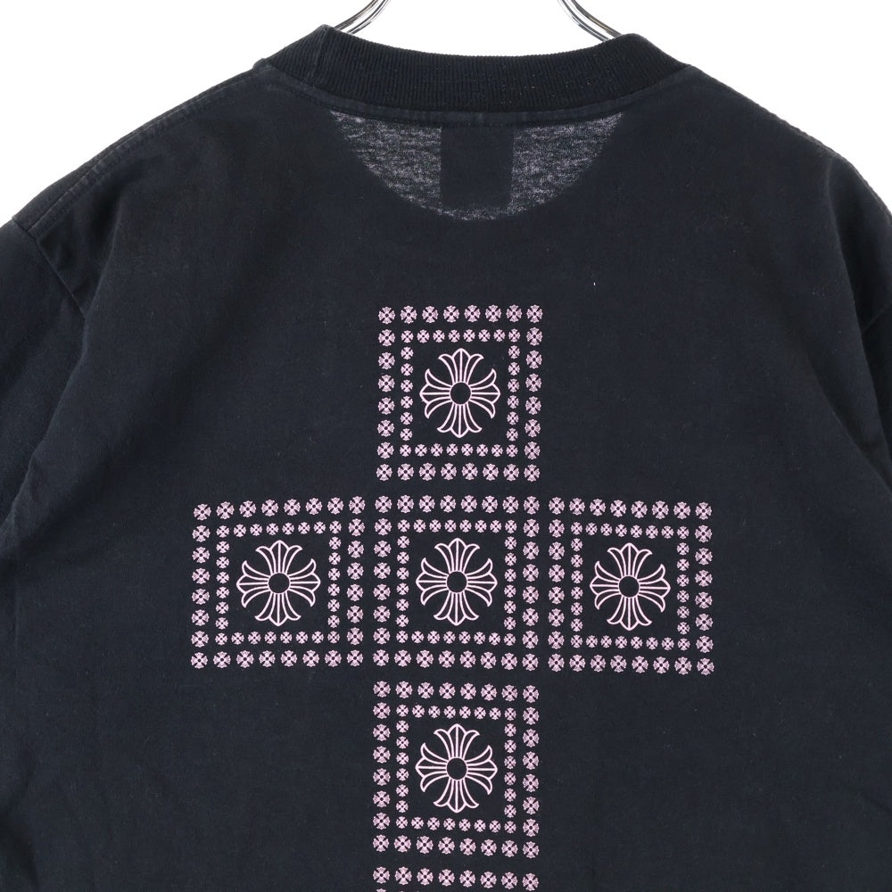 CHROME HEARTS(クロムハーツ) OLD CH フレームドクロス 半袖Tシャツ カットソー ブラック