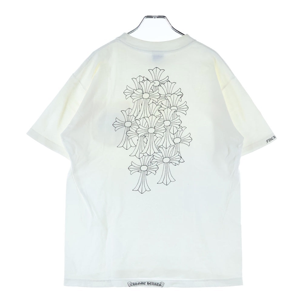 CHROME HEARTS(クロムハーツ) OLD オールドモデル バックセメタリー ホースシュープリントポケット 半袖Tシャツ カットソー ホワイト
