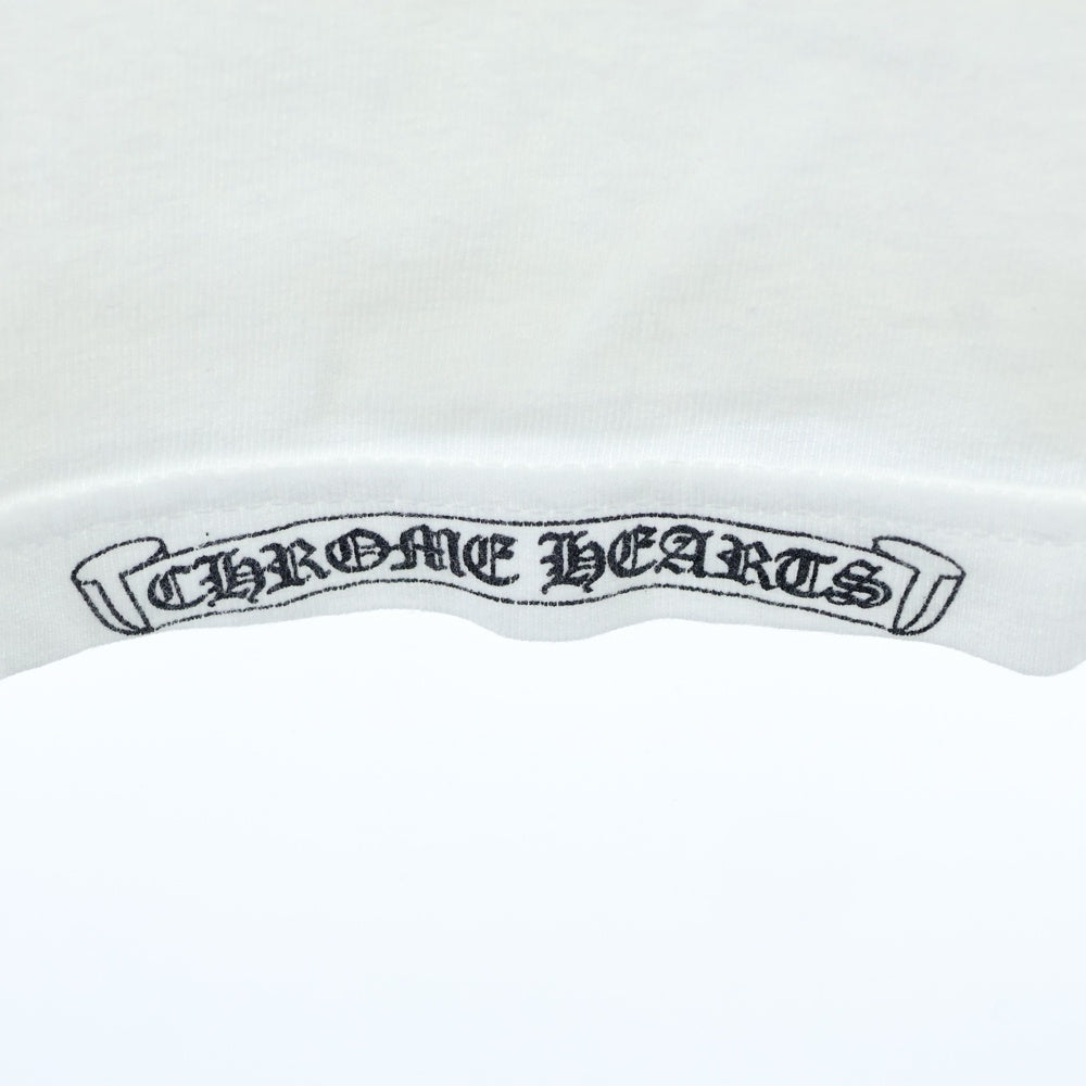 CHROME HEARTS(クロムハーツ) OLD オールドモデル バックセメタリー ホースシュープリントポケット 半袖Tシャツ カットソー ホワイト