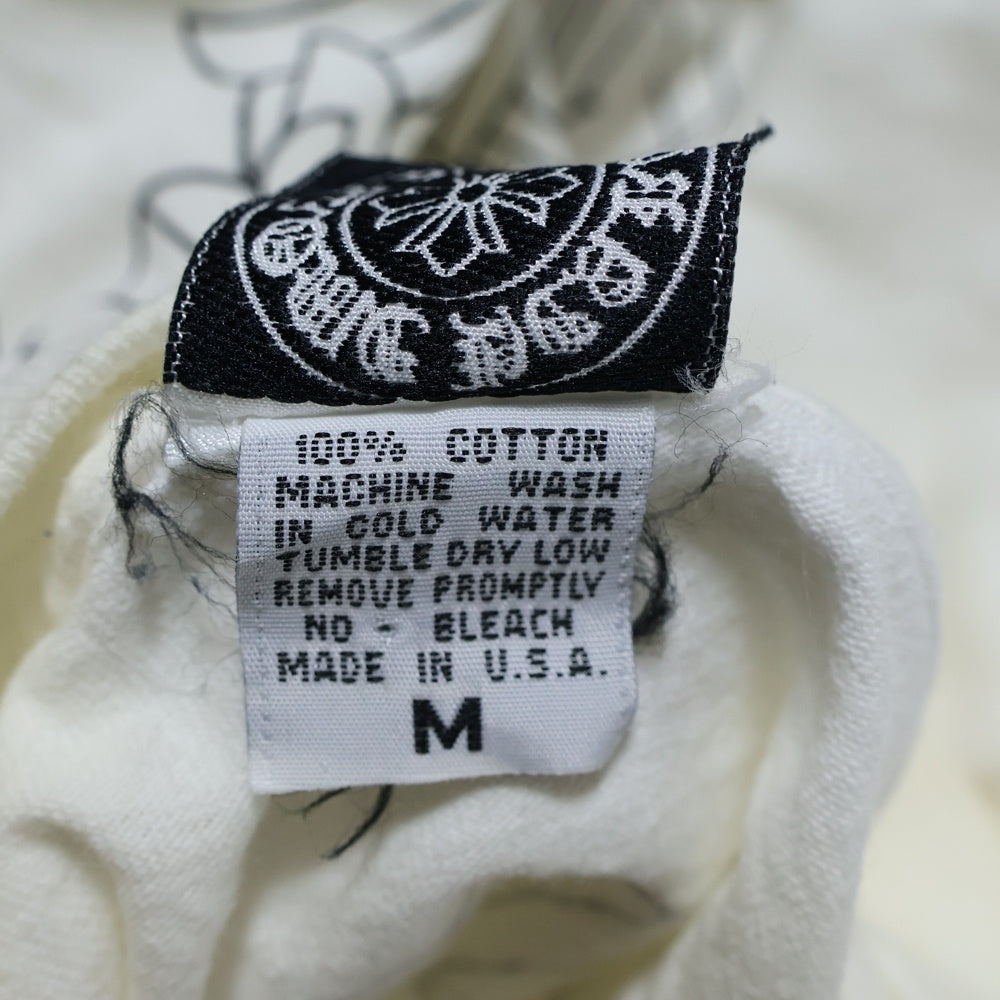 CHROME HEARTS(クロムハーツ) OLD オールドモデル バックセメタリー ホースシュープリントポケット 半袖Tシャツ カットソー ホワイト