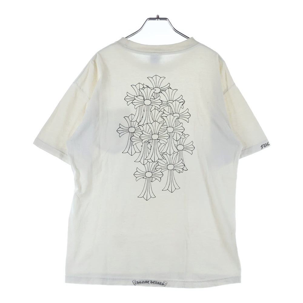 CHROME HEARTS(クロムハーツ) OLD オールドモデル バックセメタリー ホースシュープリントポケット 半袖Tシャツ カットソー ホワイト