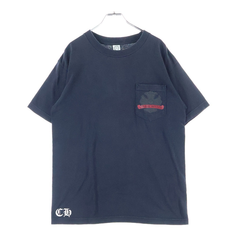 CHROME HEARTS(クロムハーツ) CHプラス バックホースシュー 半袖Tシャツ カットソー ブラック