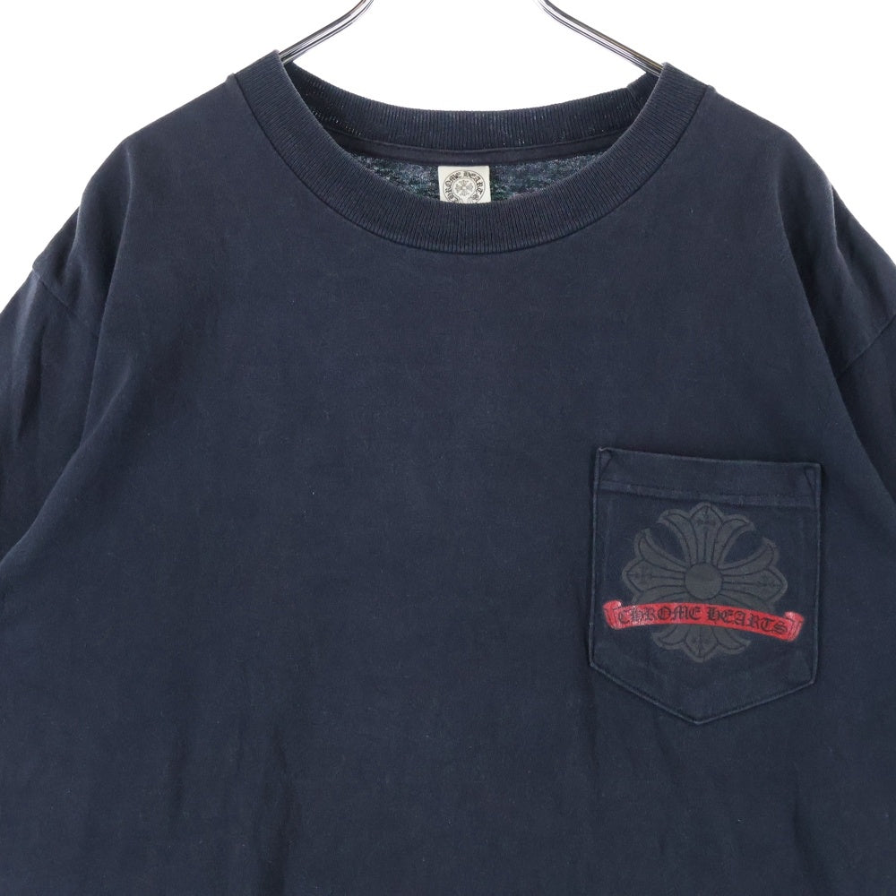 CHROME HEARTS(クロムハーツ) CHプラス バックホースシュー 半袖Tシャツ カットソー ブラック