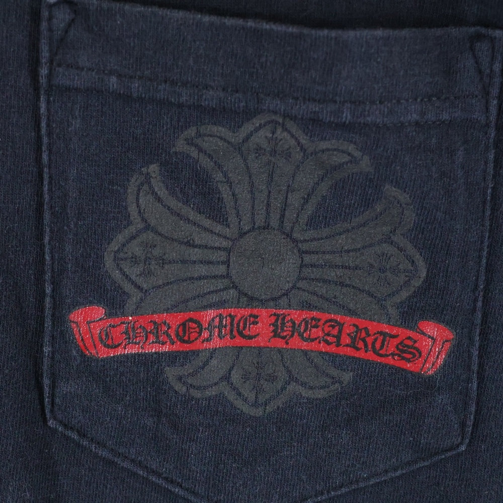 CHROME HEARTS(クロムハーツ) CHプラス バックホースシュー 半袖Tシャツ カットソー ブラック