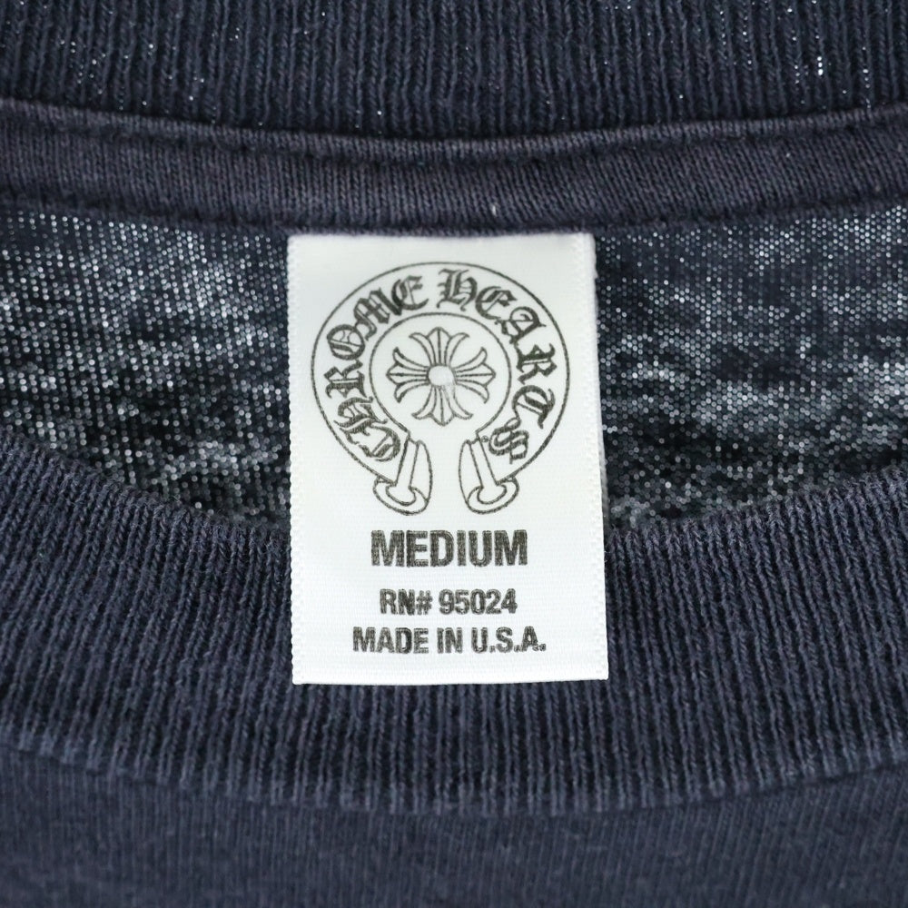 CHROME HEARTS(クロムハーツ) CHプラス バックホースシュー 半袖Tシャツ カットソー ブラック